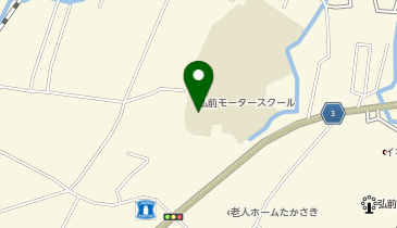 弘前モータースクールの地図画像