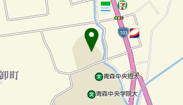 青森中央文化専門学校の地図画像