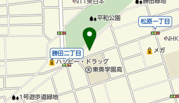 東奥保育・福祉専門学院の地図画像