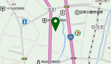 五所川原市立高等看護学院の地図画像