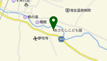 幼保連携型認定こども園あさむしこども園の地図画像