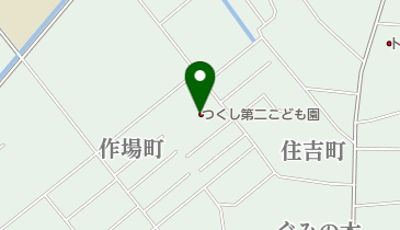 つくし第二こども園の地図画像