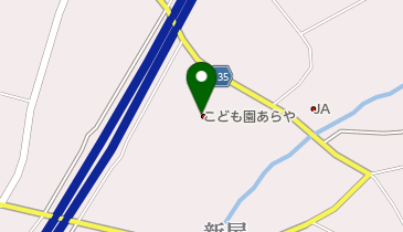 こども園あらやの地図画像