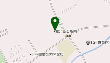 幼保連携型認定こども園城北こども園の地図画像