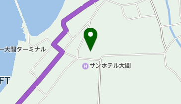 大間保育園の地図画像