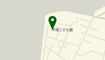 平畑こども園の地図画像