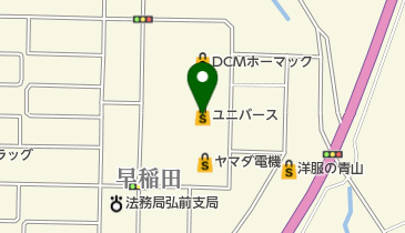 ユニバース城東店の地図画像