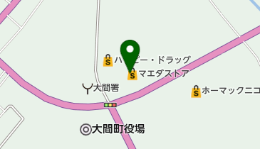 マエダストア大間店の地図画像