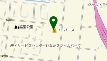 ユニバース堅田店の地図画像