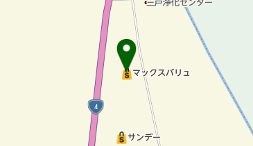 マックスバリュ三戸店の地図画像