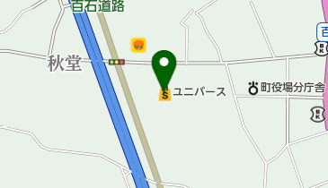 ユニバース百石店の地図画像