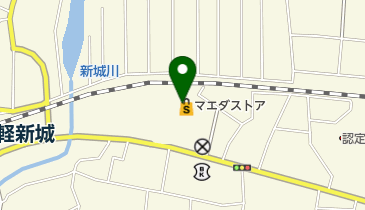 マエダストア新城店の地図画像