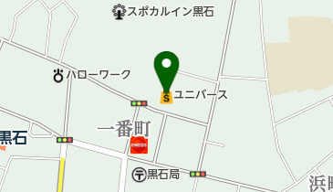 ユニバース黒石駅前店の地図画像