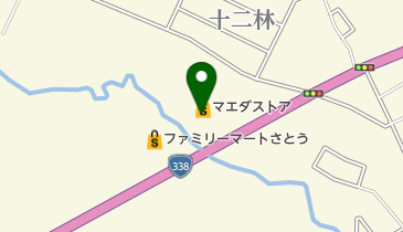 マエダストアむつ中央店の地図画像