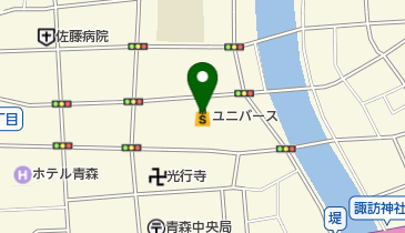 ユニバース青柳店の地図画像