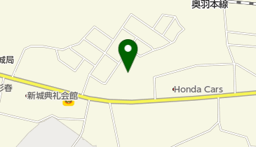 県民生協新城店の地図画像