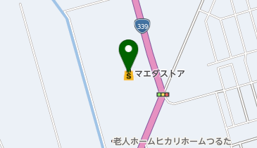 マエダストア鶴田店の地図画像