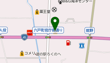 マエダストア六戸店の地図画像