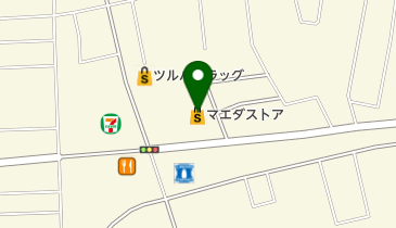 マエダストア三沢店の地図画像