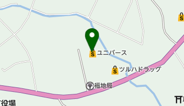 ユニバース福地店の地図画像