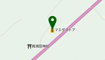 マエダストア田子店の地図画像
