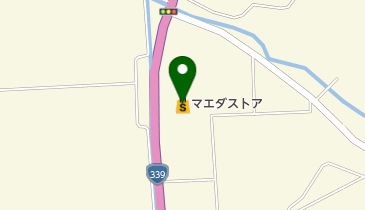 マエダストア中泊店の地図画像