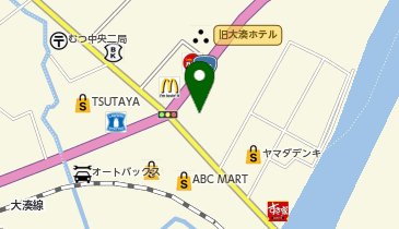 サンデーむつ中央店の地図画像