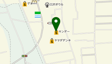 サンデー三沢店の地図画像