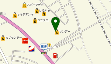 サンデー青森店の地図画像