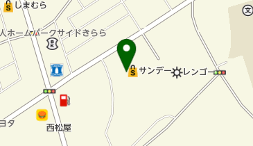 サンデー青森虹ヶ丘店の地図画像