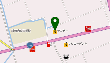 サンデー柏店の地図画像