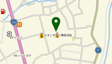 サンデー青森浜田店の地図画像