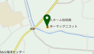 DCMニコット名川店の地図画像