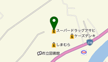 スーパードラッグアサヒむつ店の地図画像