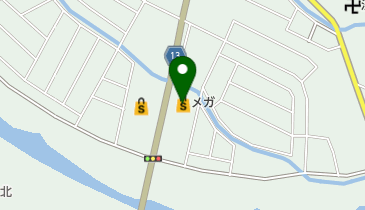 メガ黒石店の地図画像