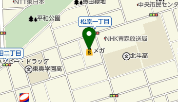 メガ勝田店の地図画像