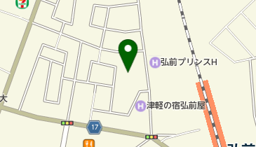メガ弘前駅前店の地図画像