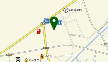 ツルハドラッグ弘前境関店の地図画像