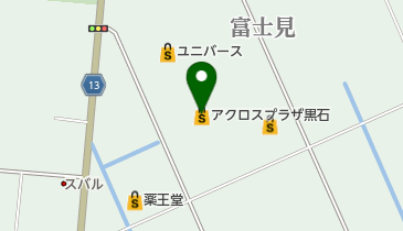 アクロスプラザ黒石の地図画像