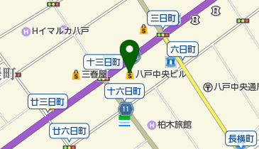 八戸中央ビルの地図画像