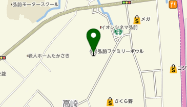ライトオン弘前さくら野店の地図画像