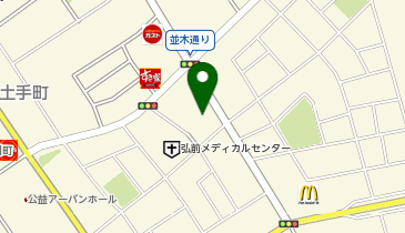 ミキハウスほわいとあっぷる本店の地図画像