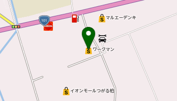 #ワークマン女子イオンモールつがる柏店の地図画像