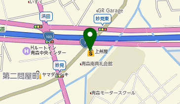 上州屋青森店の地図画像