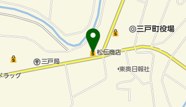 (有)松伝商店の地図画像