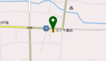 スノヤ書店の地図画像