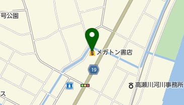 メガトン書店八戸店の地図画像