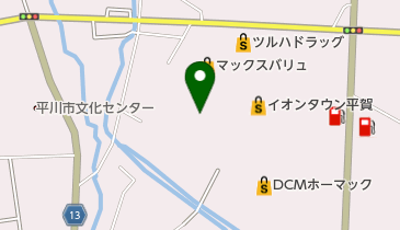 未来屋書店平賀店の地図画像