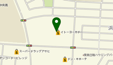 くまざわ書店シーナシーナ青森店の地図画像