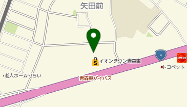 ザ・ビッグ青森東店の地図画像